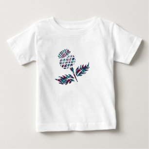Skottland presenterar Scottish Thistle Tartan Play T Shirt