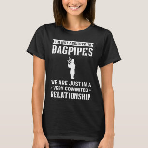 Skottland Pride Sackpipning Sackpipsblåsare Sackpi T Shirt