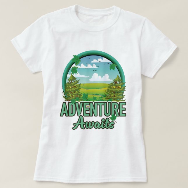 Skottland Resa logotyp T Shirt (Design framsida)