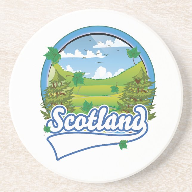 Skottland Resa logotyp Underlägg (Framsidan)