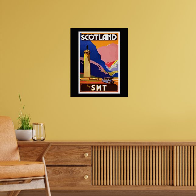 Skottland Resa Poster (Vardagsrum 2)
