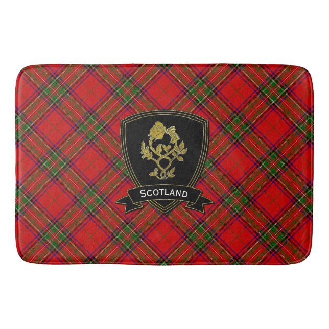 Skottland Ro Thistan Tartan Badrumsmatta (Framsidan)