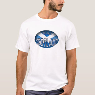 Skottland Rugbyboll T-shirt