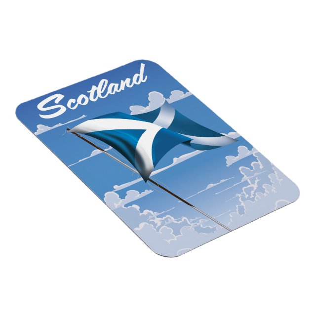 Skottland Saltire Magnet (Högersidan)