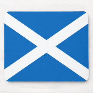 Skottland Saltire, skotsk flagga (officiell färg) Musmatta