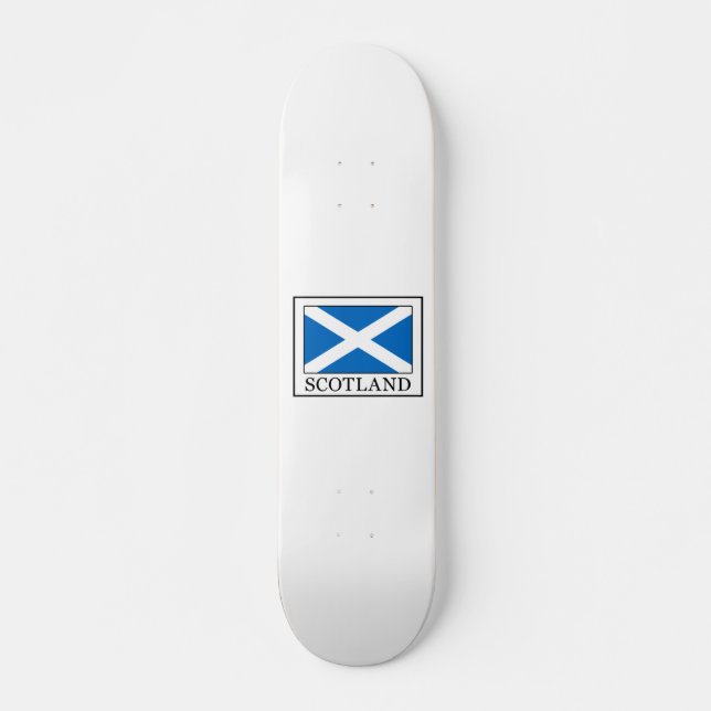 Skottland Skateboard Bräda 19,5 Cm (Framsida)