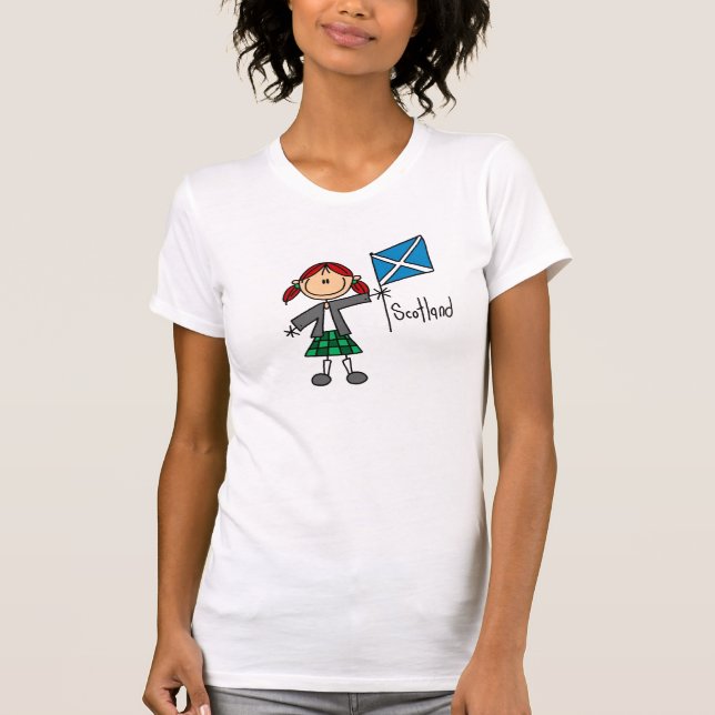 Skottland skjorta t-shirt (Framsida)