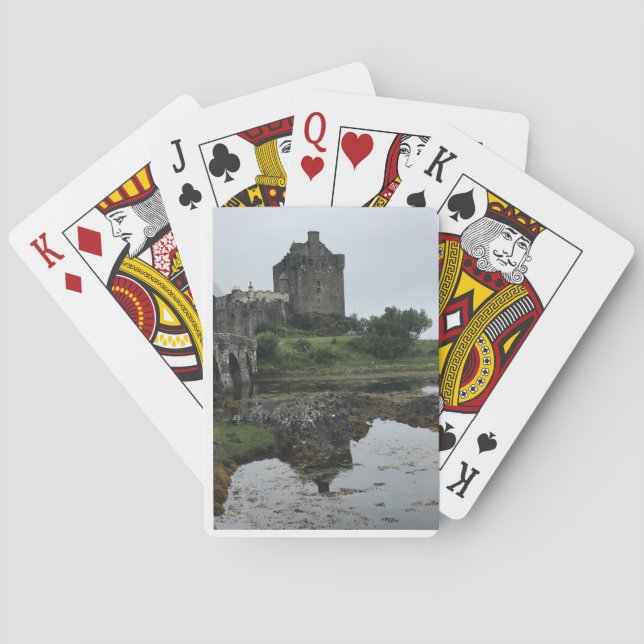 Skottland som leker kort casinokort (Baksidan)