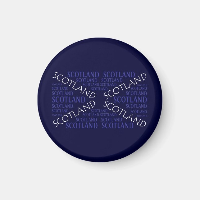 Skottland - St Andrews Flagga Magnet (Framsidan)