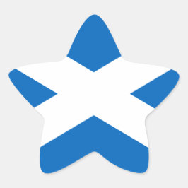 Skottland Stjärnformat Klistermärke