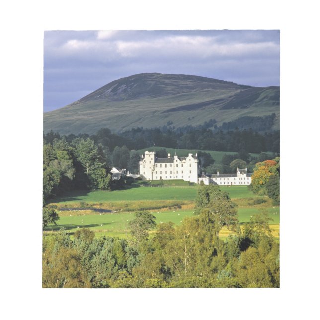 Skottland, Tayside, Blair Castle. I en emerald Anteckningsblock (Framsida)