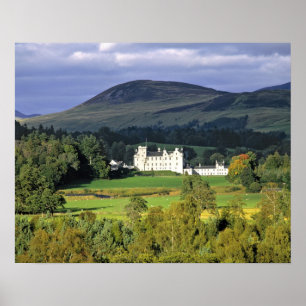 Skottland, Tayside, Blair Castle. I en emerald Poster