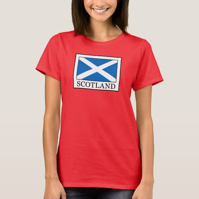 Skottland Tee Shirt (Framsida)