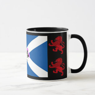 Skottland, Thistle, St Andrews flagga, Rampant lej Mugg
