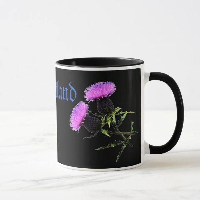 Skottland, Tistel nationell blomma Mugg (Höger)