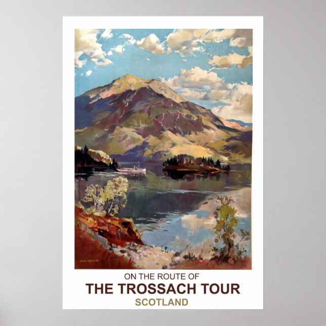 Skottland, Trossach-tur Poster (Framsidan)