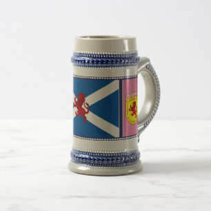 Skottland, upprätt lejon, flagga, St. Andrews flag Sejdel