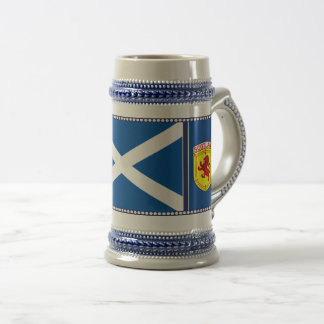 Skottland, upprätt lejon, flagga, St. Andrews flag Sejdel
