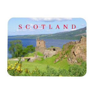 Skottland Urquhart Castle View-kylskåp Magnet