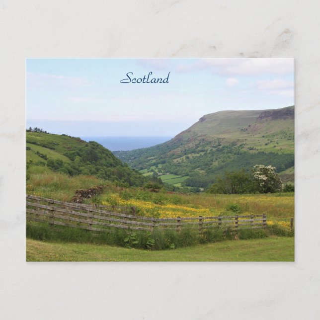 Skottland, vackra Highlands of Scotland, Ocean Vykort (Framsida)