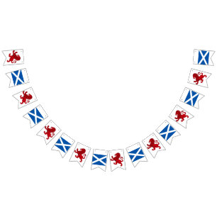 Skottland våldsamt lejont baner, Sts Andrew flagga