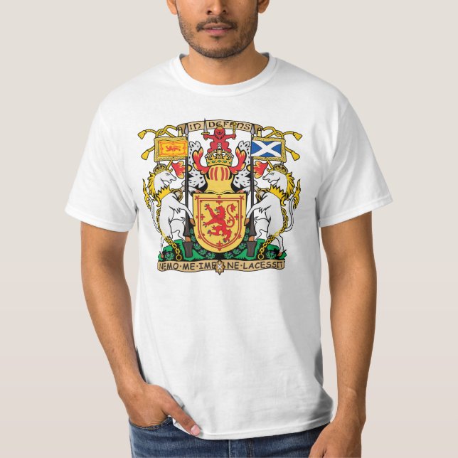 Skottland vapensköldT-tröja T Shirt (Framsida)