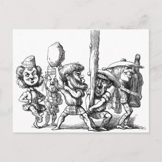 Skottland Vykort (Framsida)