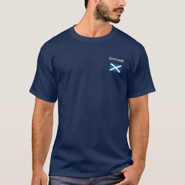 Skottland w/flag tee (Framsida)