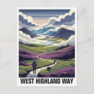 Skottland West Highland Way Resa Vykort