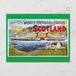 Skottland, Westerna högländerna, Glasgow Vykort