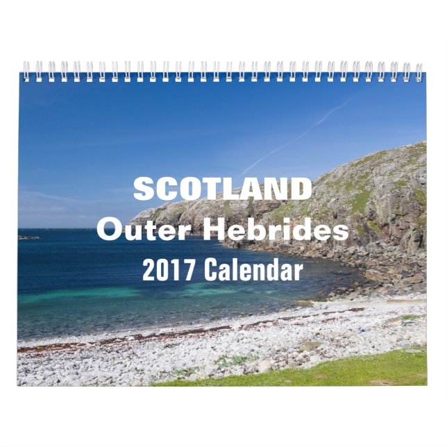 Skottland yttre Hebrides Kalender (Omslag)