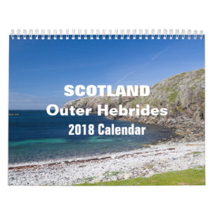 Skottland yttre Hebrides Kalender