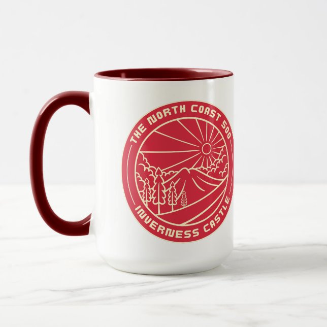 Skottlands 500 kuperade ruttleder i norra Kusten Mugg (Vänster)