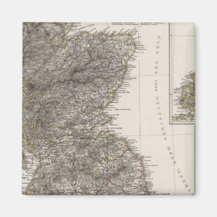 Skottlands atlas Karta 2 Magnet