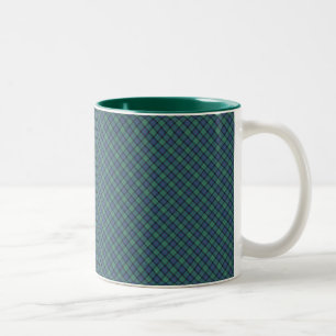 Skottlands blomma Tartan Två-Tonad Mugg