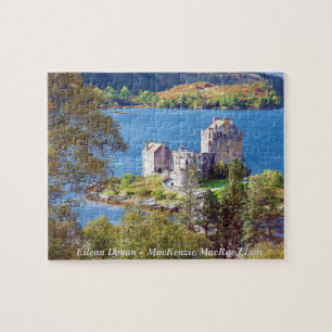 Skottlands Eilean Donan - MacKenzie/MacRae-Klorna Pussel
