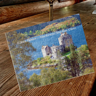 Skottlands Eilean Donan - MacKenzie/MacRae-Klorna Pussel
