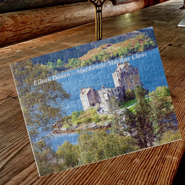 Skottlands Eilean Donan - MacKenzie/MacRae-Klorna Pussel (Skapare uppladdad)