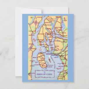 Skottlands Firth of Clyde Vykort