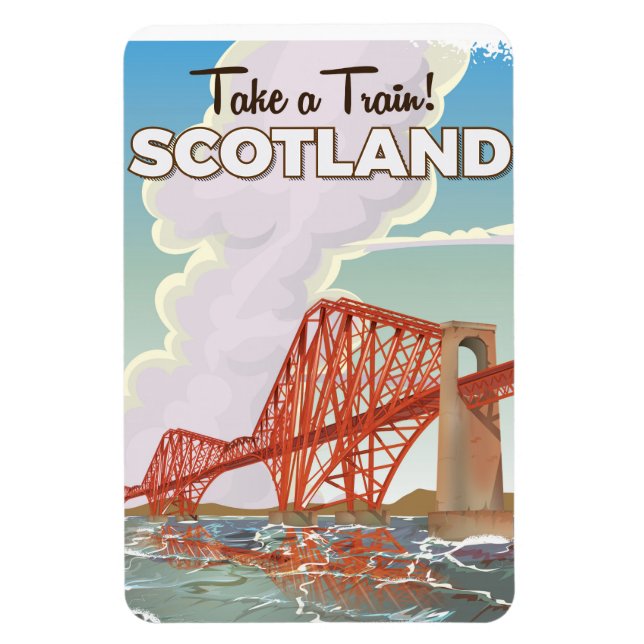 Skottlands fjärde bryggreseaffisch. magnet (Vertikal)