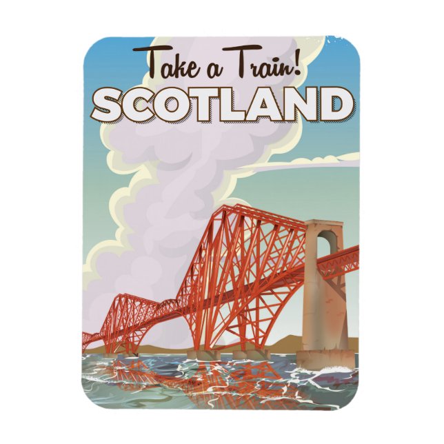 Skottlands fjärde bryggreseaffisch. magnet (Vertikal)