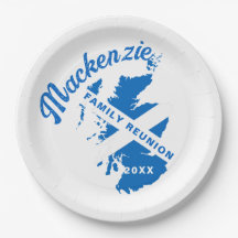 Skottlands flagga familjeåterträff 