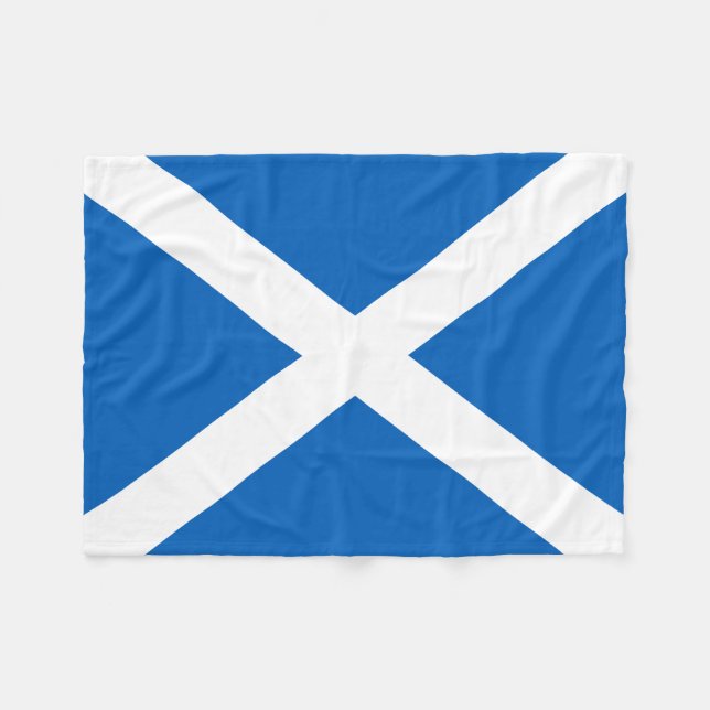 Skottlands flagga fleecefilt (Framsidan (Horisontell))