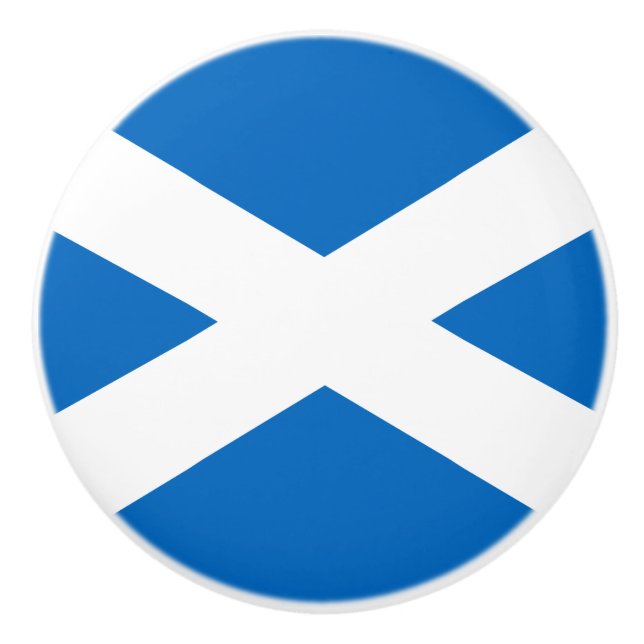 Skottlands flagga keramisk knapp knopp (Framsidan)