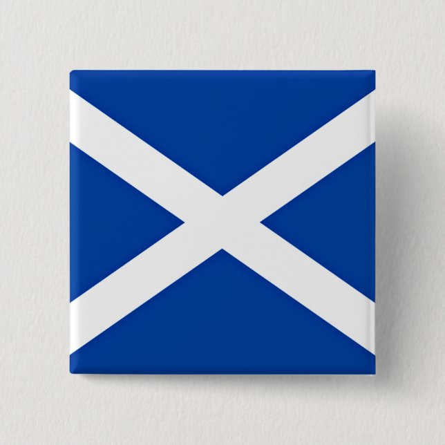 Skottlands flagga knapp (Framsida)
