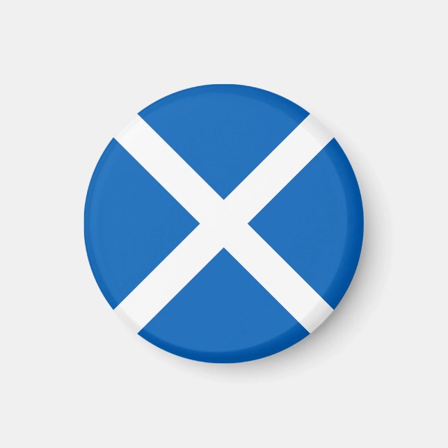 Skottlands flagga magnet (Framsidan)