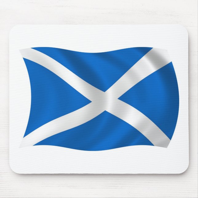 Skottlands Flagga Musmattor (Framsidan)