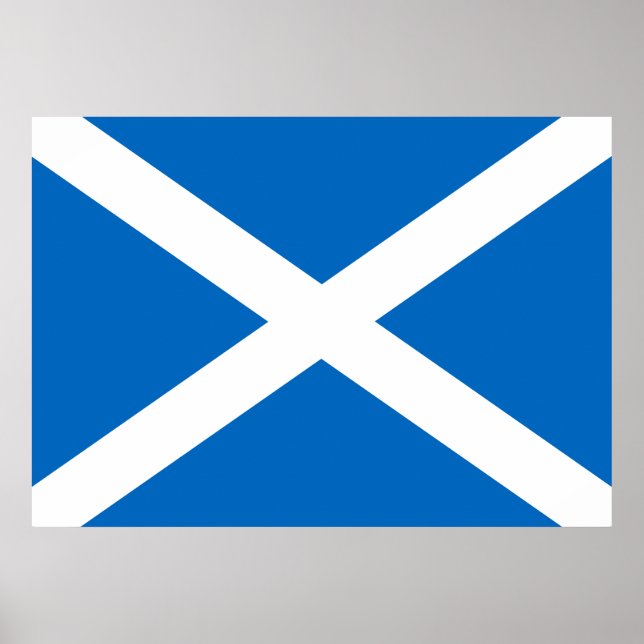 Skottlands flagga poster (Framsidan)