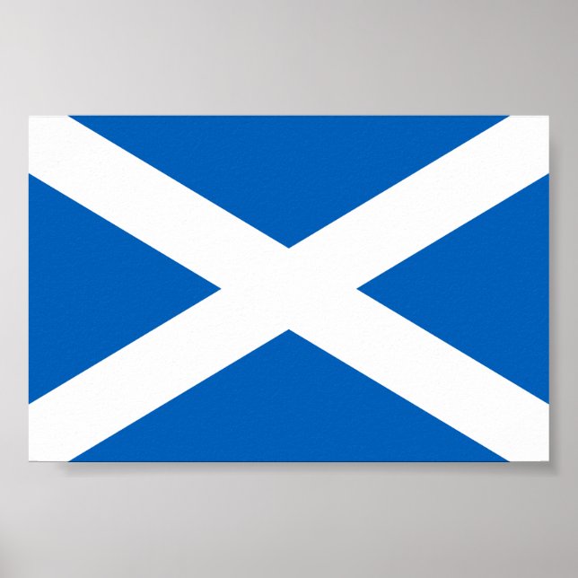 Skottlands flagga poster (Framsidan)
