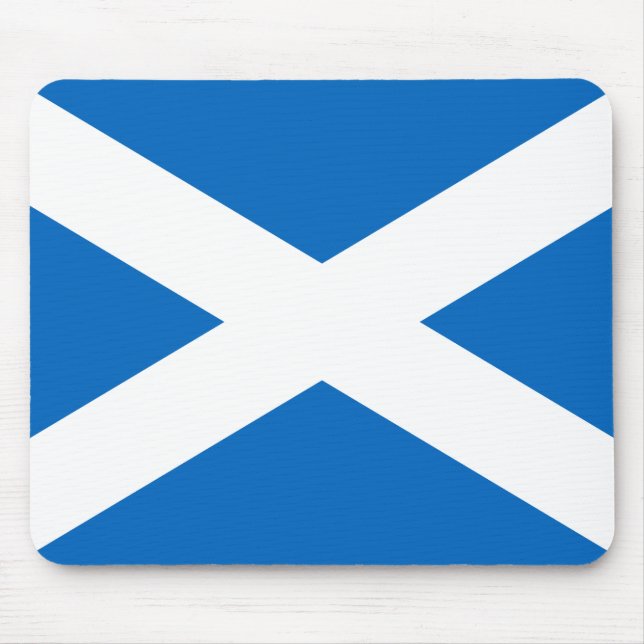 Skottlands Flagga Saint Andrew’s Kor Sal Musmatta (Framsidan)